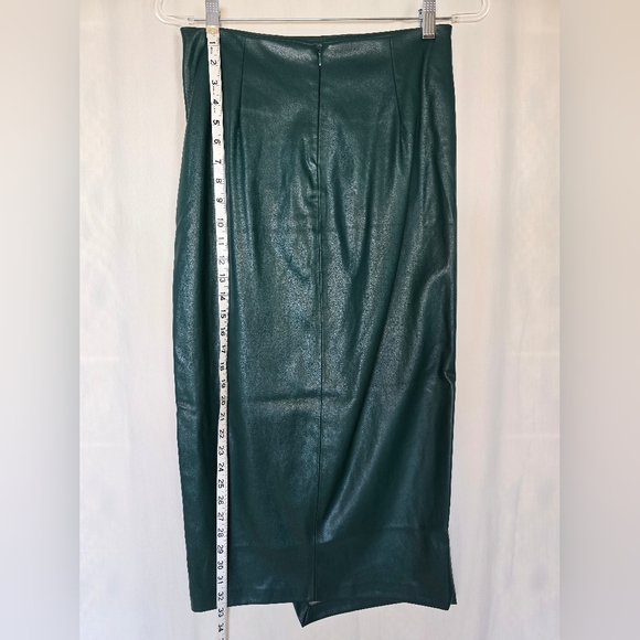 Jason Wu Leather-look Midi Skirt NWT - Picture 3 of 4